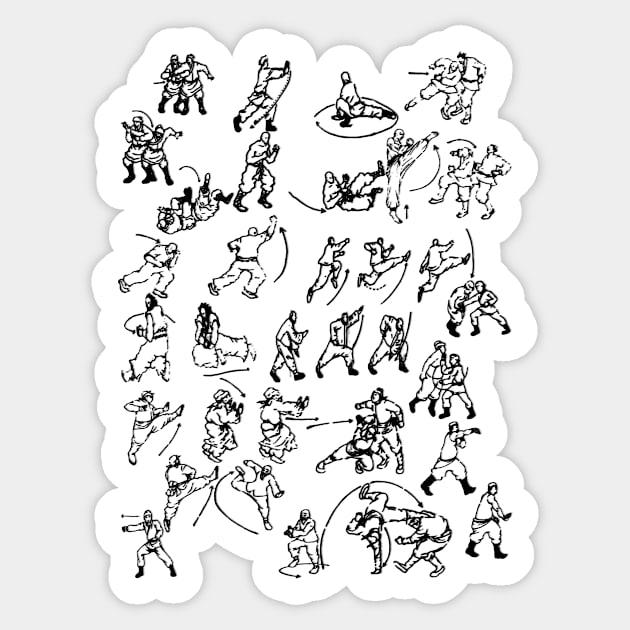 Shenmue - Move Scroll Collage Sticker by Gekidami